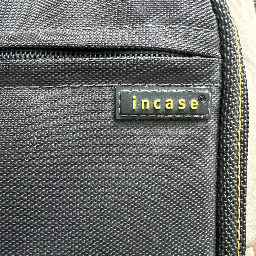 Incase Black and Gray Men's Backpack